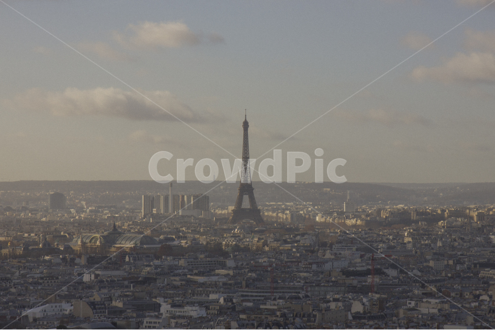 fly,Paris city,sight,Emotion,The Eiffel Tower,europe,Montmartre Hill