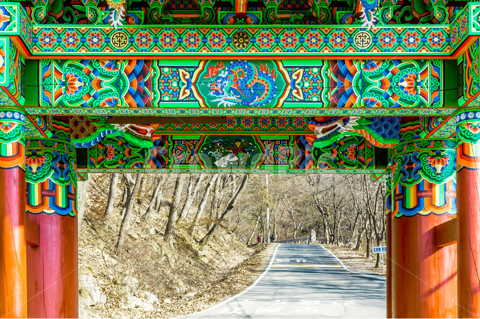 사찰,단청,일주문,문양,선,패턴,한국전통,한국문화,korean traditional,korean culture,건축물,건물외관,exterior,building,structure,architecture,construction