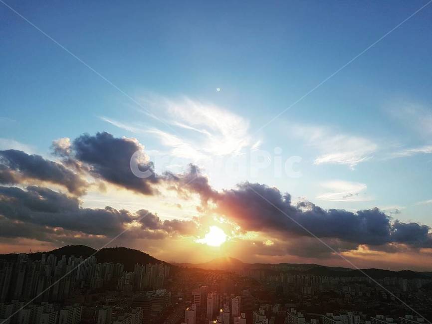 전경,하늘,도시,햇빛,구름,landscape,nature,sky,panorama,cloud