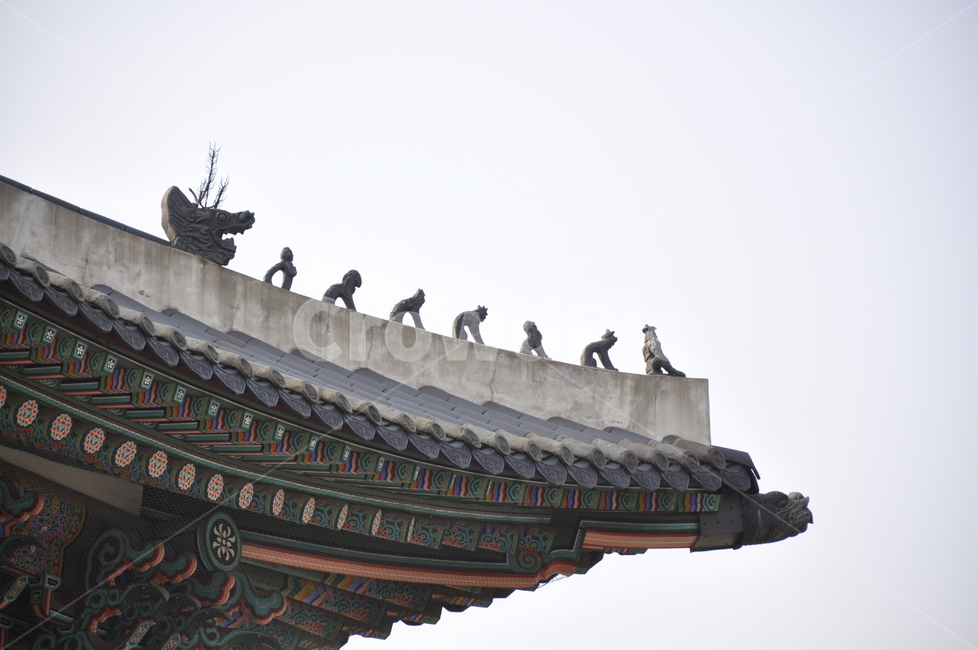 한국의미,전통,처마,기와,한옥,경복궁,한국,건물