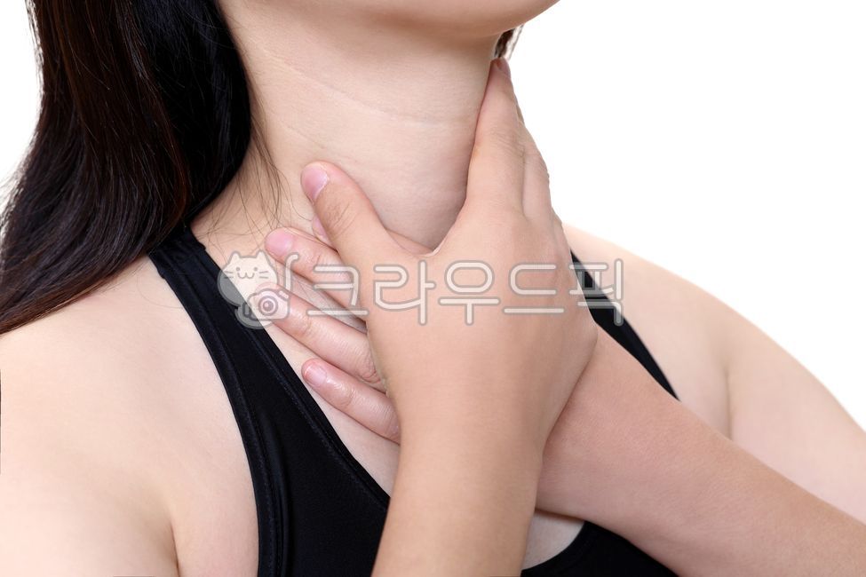 medical,neck wrinkles,beauty,suffering,white background,sick,body,wrinkles,white,middleaged,skin aging,injury,massage,female,skin care,home beauty,thyroid,dry skin,care,influenza,thyroxine,woman,young,throat,part,fine wrinkles,reflux esophagitis,winter sk