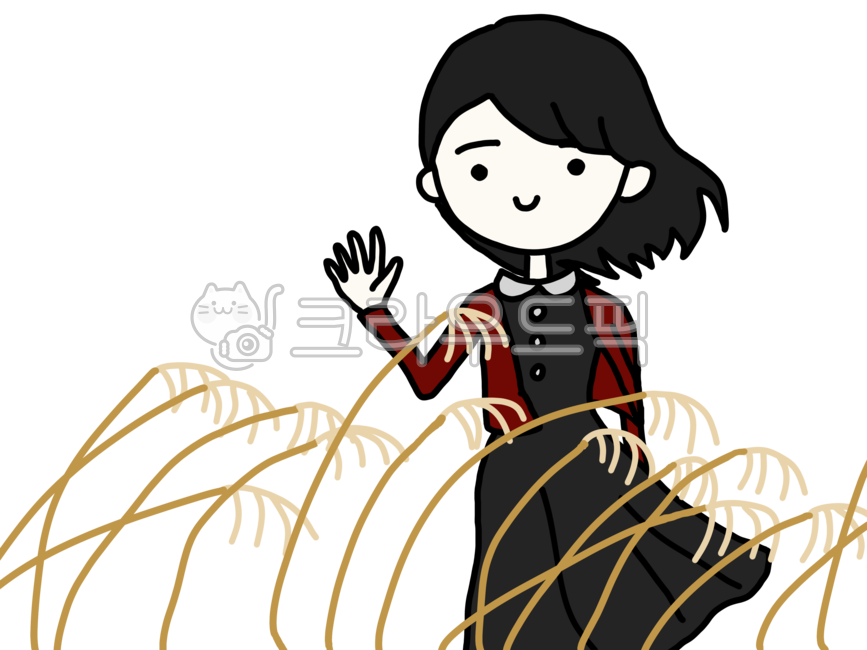 갈대그림,갈대일러스트,갈대드로잉,손그림,가을바람,갈대밭,person,사람,소녀드로잉,소녀그림,girl,인사,여성,woman,서있는,여자그림,여자드로잉,가디건그림,단발,원피스그림,바람,짧은머리