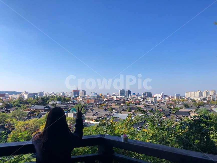전주,한옥마을,여행,뒷모습,풍경