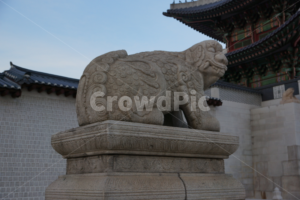 해치,경복궁,해치상,전통,한국,수호천사,수호상,수호,조각상,동상,석상,조형물,statue,bronze statue,stone statue