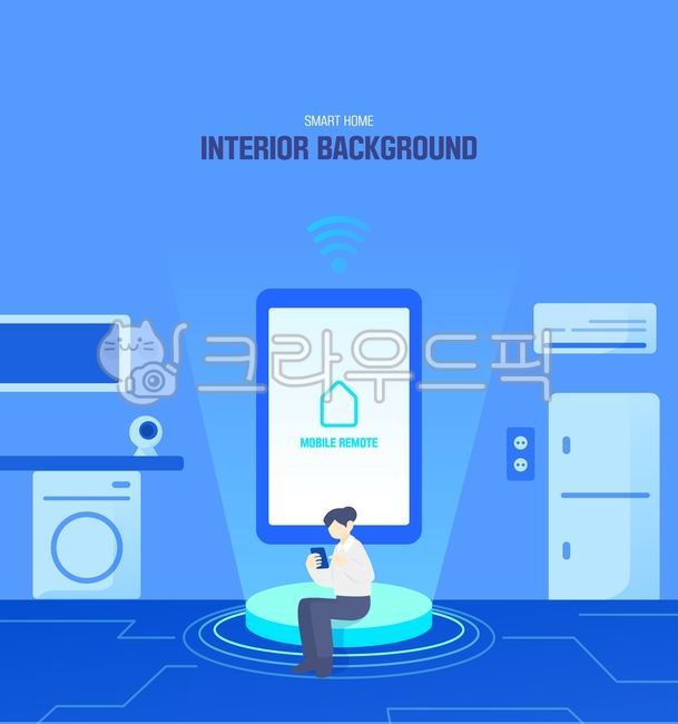 washing machine,tv,inside,remote,cell phone,space,life,smart,interior,Home Appliances,character,furniture,air conditioner,home cam,Character,Applications,mobile,control,peak,background,illustration,Internet,refrigerator