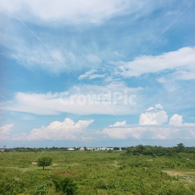 하늘,풍경,맑은하늘,구름,청량,날씨,자연,풍경,nature,landscape,grassland,목초지,outdoors,옥외,field,들