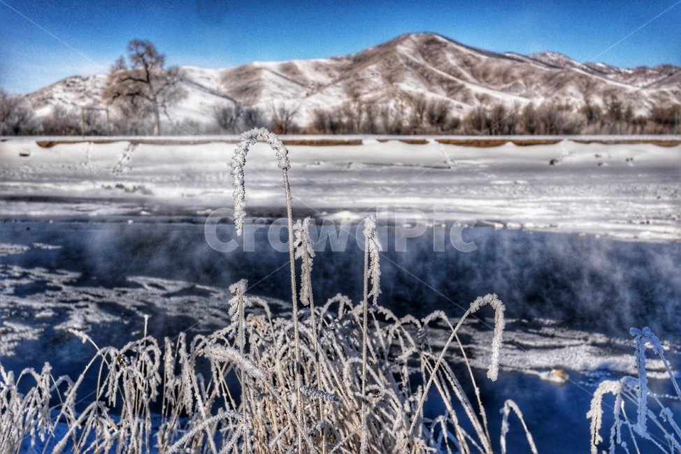 눈꽃,몽골,강,얼음,설경,산,겨울,계절,winter,season,자연,풍경,nature,landscape
