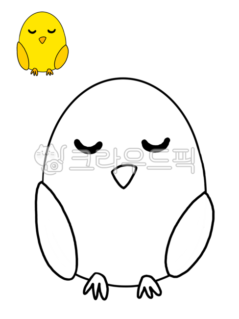병아리,병아리일러스트,병아리색칠공부,병아리색칠,병아리그리기,색칠공부,유아그림,초등그림,색칠하기,동물,새,조류,노란색,그래픽,일러스트레이션,graphic,illustration