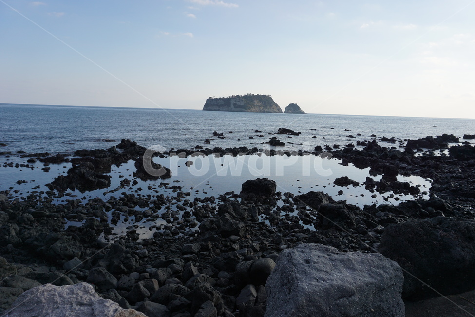 제주도,바다,섬,풍경,현무암,화산석
