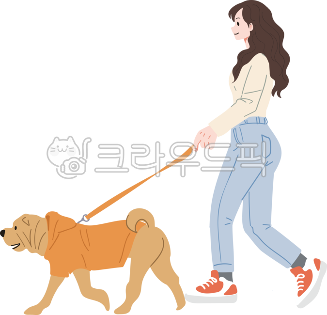 애완동물,강아지,애완견,반려동물,친구,가족,동물,개,펫,귀여운,캐릭터,일러스트,일러스트레이션,성견,dog,animal,pet,온순한,웃고있는,웃음,puppy,goldenretriever,중형견,견주,주인,산책,충성심,친근한,사랑스러운,여자,여성,사람,청년,산책에티켓,목줄