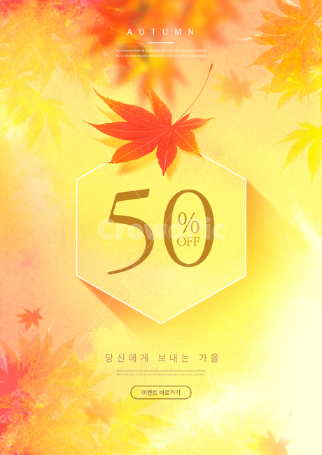 단풍,단풍잎,수채화,가을,시즌,이벤트,쇼핑,할인,세일,광고,포스터,편집,가을,계절,fall,autumn,season,그래픽,일러스트레이션,graphic,illustration,plant,식물,leaf,잎