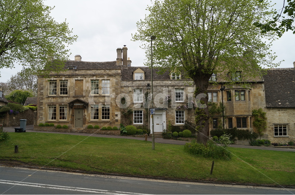 영국,코츠월드,거리,돌집,cotswolds