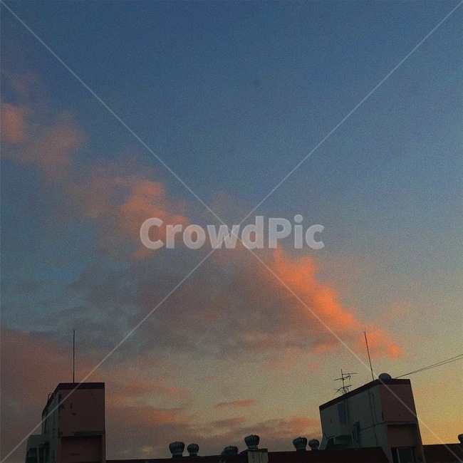하늘,구름,노을,sky,cloud