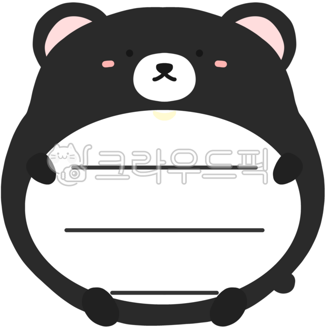 Decorating a diary,Asiatic black bear,hand drawing,Day care Center,writing pad,Dakku,lined up,note paper,kindergarden,animal,bear,nameplate