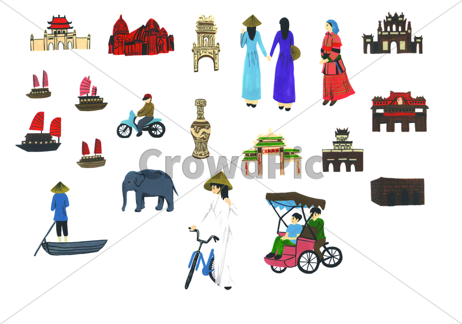 물감그림,손그림,handdrawing,vietnam,랜드마크,landmark,베트남,관광지,코끼리,elephant,touristattraction,sights,여행,traveling,trip,tour,journey,travel