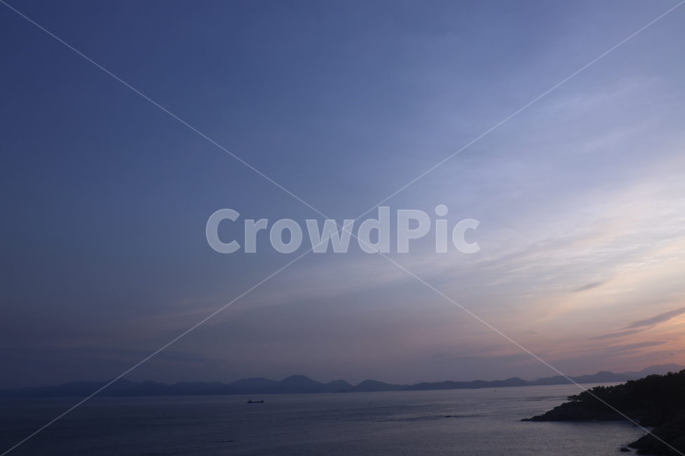 바다,붉은,노을,하늘,sea,redsky,구름