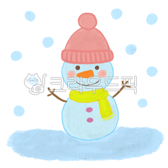 겨울,눈사람,눈사람그림,눈사람일러스트,귀여운눈사람