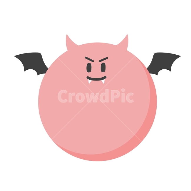 일러스트,세균,균,박테리아,감염,유해균,악마,소악마,캐릭터,그래픽,일러스트레이션,graphic,illustration