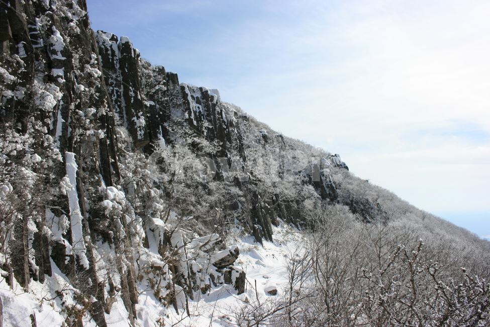 자연,설산,겨울,바위,산,눈
