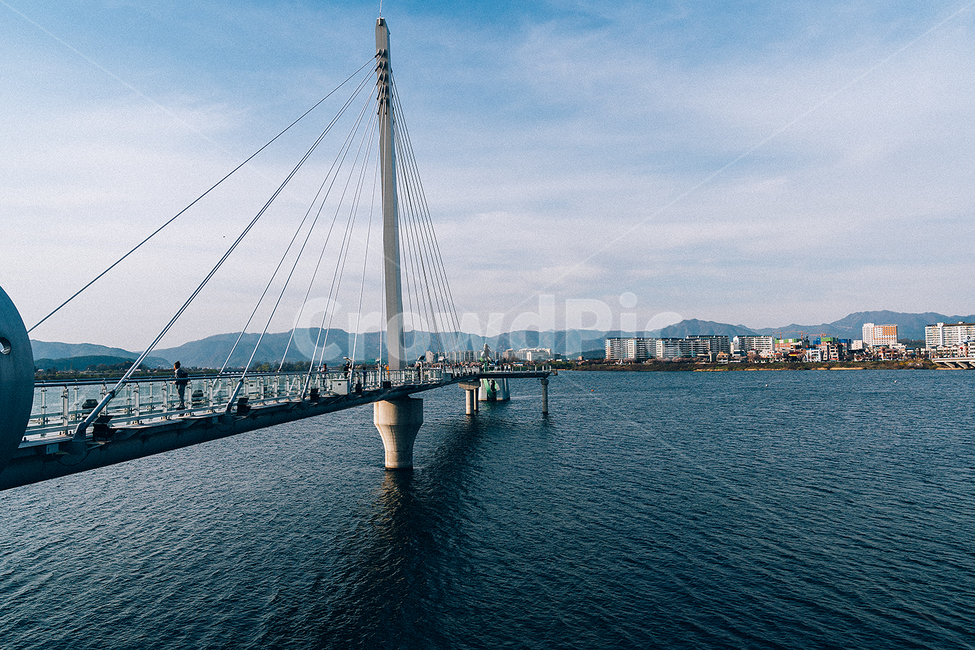 춘천,소양강,다리,스카이워크,풍경