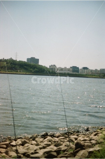 한강,물,강,돌,낚시,강가,도시,풍경,city,landscape,한국도시풍경,한국도시경관,korea cityscape,감성,sensible,feeling,water,outdoors,옥외,nature,자연