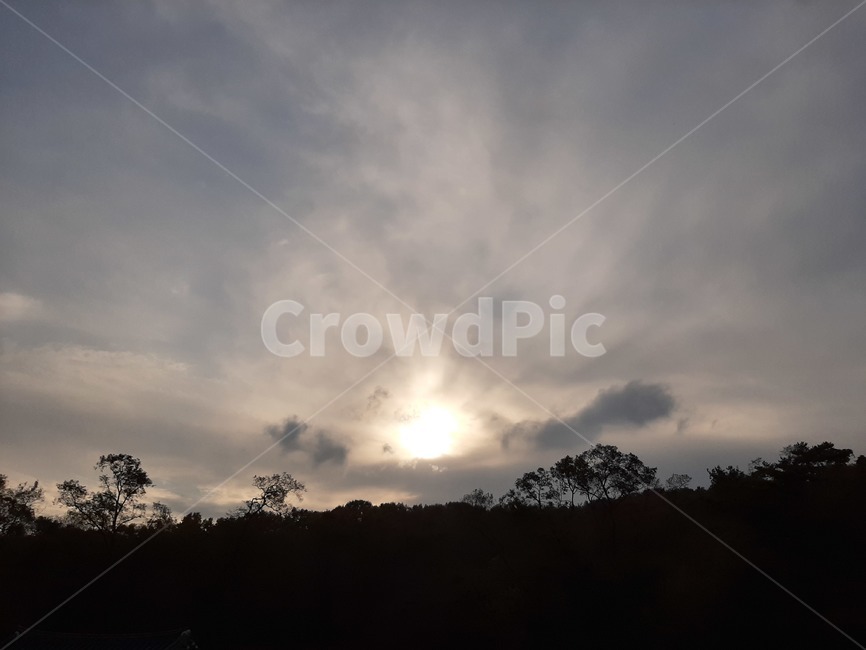 nature,자연,weather,날씨,outdoors,옥외,장엄한,석양,구름