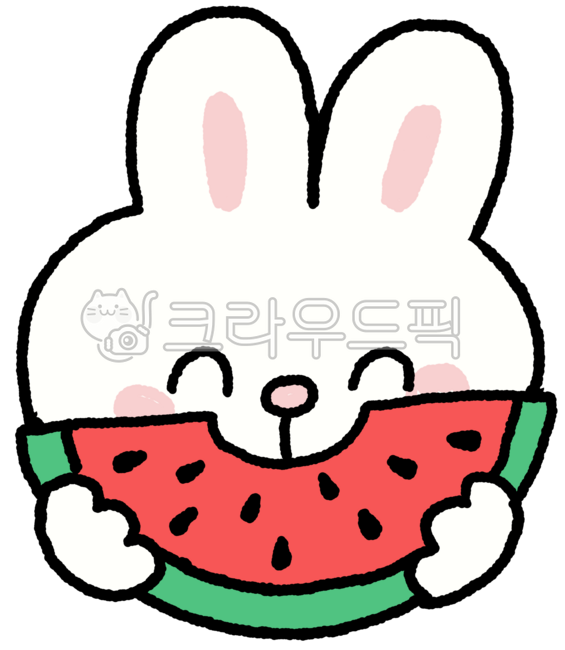 토끼,수박,토끼일러스트,수박일러스트,여름과일,수박스티커,토끼스티커,수박먹는토끼,손그림,귀여운손그림,여름캐릭터,동물캐릭터,캐릭터스티커,여름느낌,간식,동물일러스트,귀여운그림,감성그림,토끼요소,여름일러스트,rabbit,watermelon,summer,fruit,cute