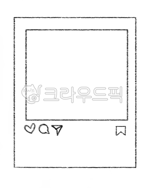 인스타그램,프레임,instagram,손그림,인스타누끼