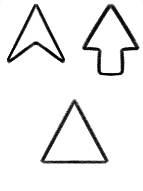 화살표,커서,삼각형,triangle,마우스,클릭