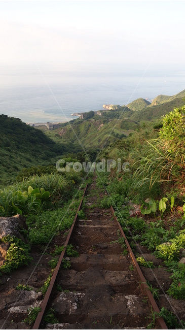바다,산,철도,광산,폐철도,자연,풍경,nature,landscape,outdoors,옥외