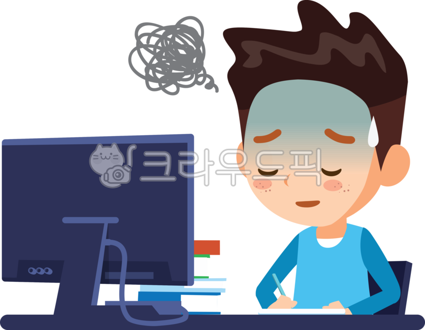 digital,stress,study,studying,education,online education,student,learn,chair,book,difficult,monitor,tiring,boy,difficulty,computer,online,Internet,man,class,sitting,table
