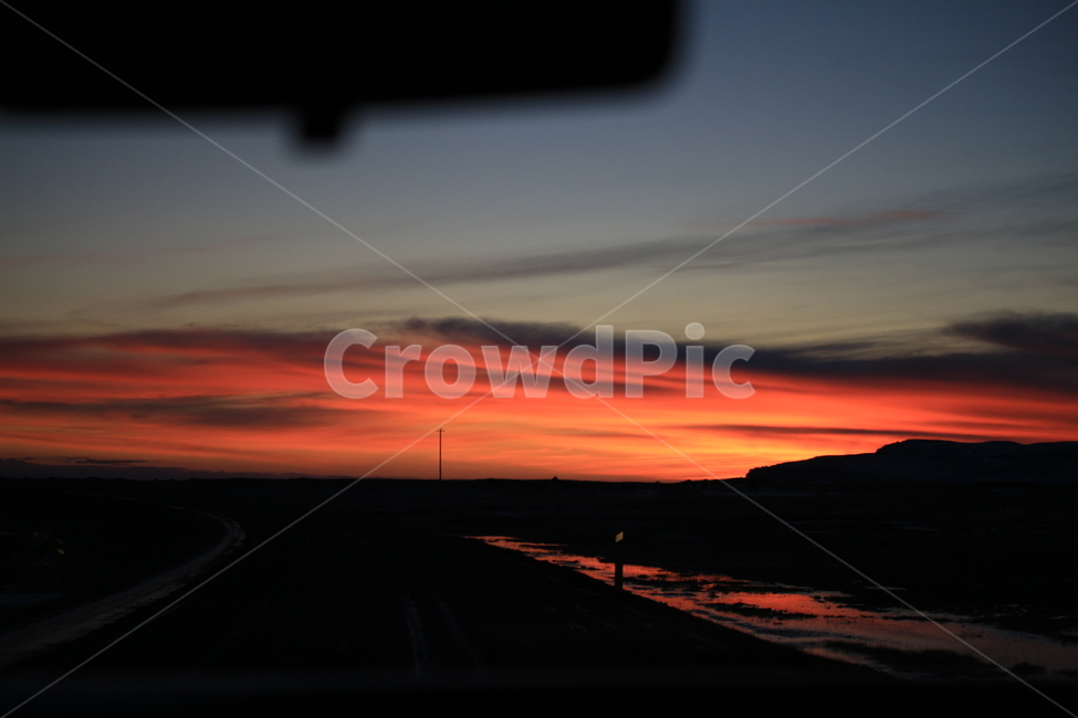 일몰,노을,드라이브,여행,휴식,휴일,해외,자연,풍경,nature,landscape,outdoors,옥외,sky,하늘,dusk,황혼,sunset,red sky,붉은 하늘,dawn,새벽