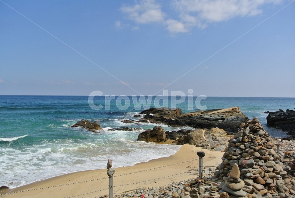 바다,풍경,동해바다,겨울바다,파도,korea,sea,강원도,강릉,부채길,돌탑,자연,풍경,nature,landscape,한국자연풍경,한국자연경관,korea nature landscape,promontory,곶