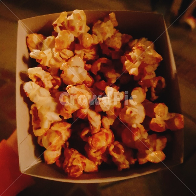 팝콘,카라멜,달콤,영화,간식,옥수수