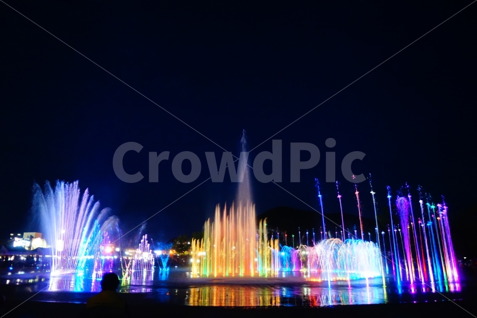 무지개,분수,음악분수,풍경,야경,물,야경,밤,풍경,nightscape,night,landscape,색깔,색상,색채,색감,color sense,color sensitivity,feeling of color,water,fountain