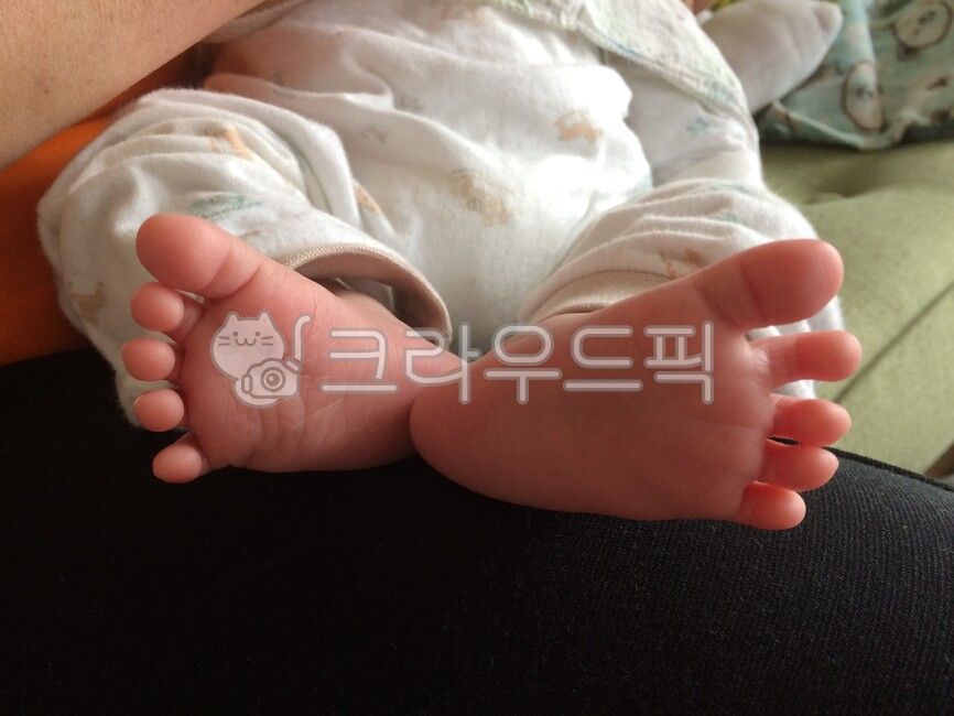 아이,유아,발,귀여운,발가락,발바닥,사람