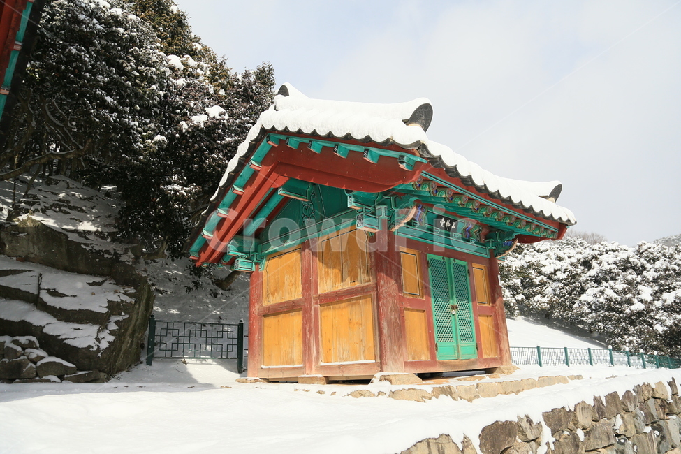 depot,snow scene,Seonun private snow scene,winter,Seonunsa Temple