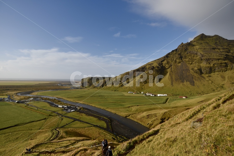 sky,Skogafoss,northeurope,mountain,outdoors,nature,sight,iceland,North Europe,Iceland