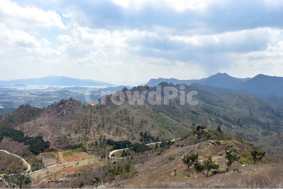주작산,덕룡산,종주,진달래,풍경,기암,바위,비경,봄풍경,진달래꽃,강진,명산,산행,등산,마운틴,힐링,mountain,landscape,자연,natural,자연,풍경,nature,landscape,한국자연풍경,한국자연경관,korea nature landscape,slope,경사,outdoors,옥외
