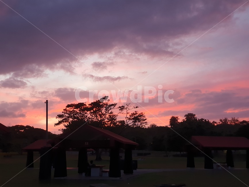 붉은하늘,일몰,괌,sunset,guam