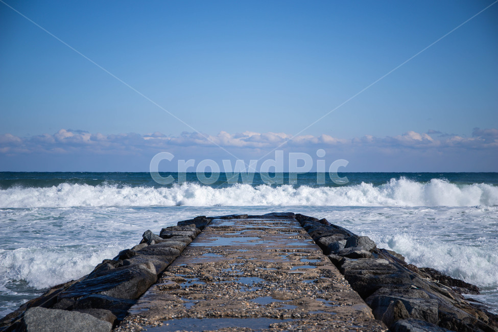 바다,파도,해변,수평선,방파제,물,water,ocean,자연,풍경,nature,landscape