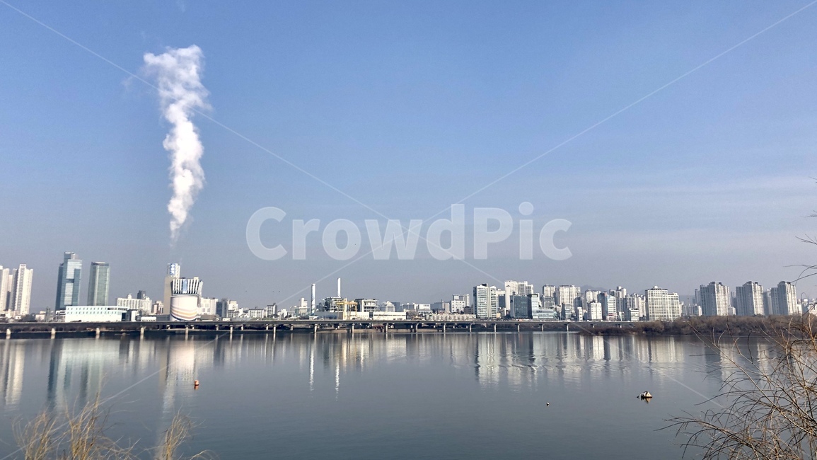 겨울,한강,도시,서울,풍경,서울풍경,연기,강,building,cityscape,hanriver,landmark,landscape,reflection,river,sky,skyscraper,도시,풍경,city,landscape