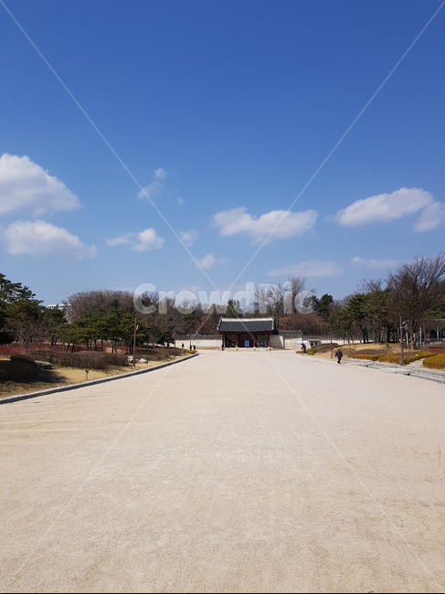 풍경,길,하늘,성벽,도로