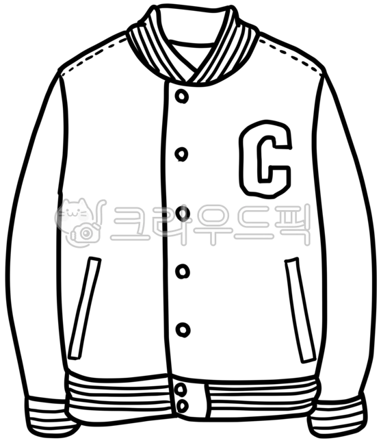 아우터, 자켓, 잠바, 선, 과잠바, 사진,이미지,일러스트,캘리그라피 - mottti작가
