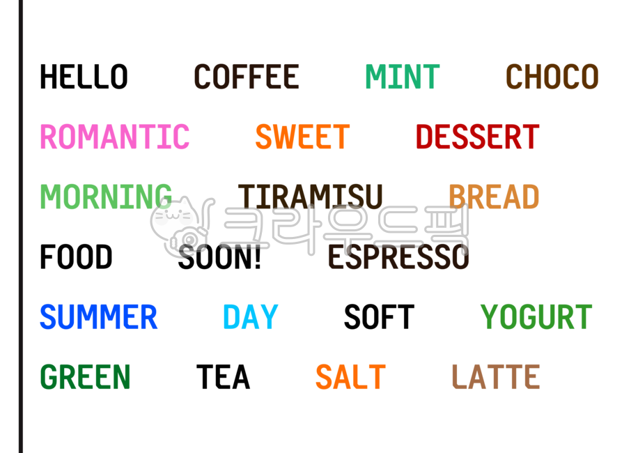 cafe font,menu,korean,Latte,cafe,coffee,writing,letter,Menu board text,text