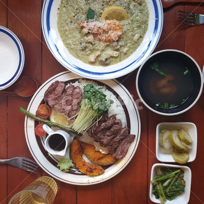 음식,고기,플레이트,감성,데일리