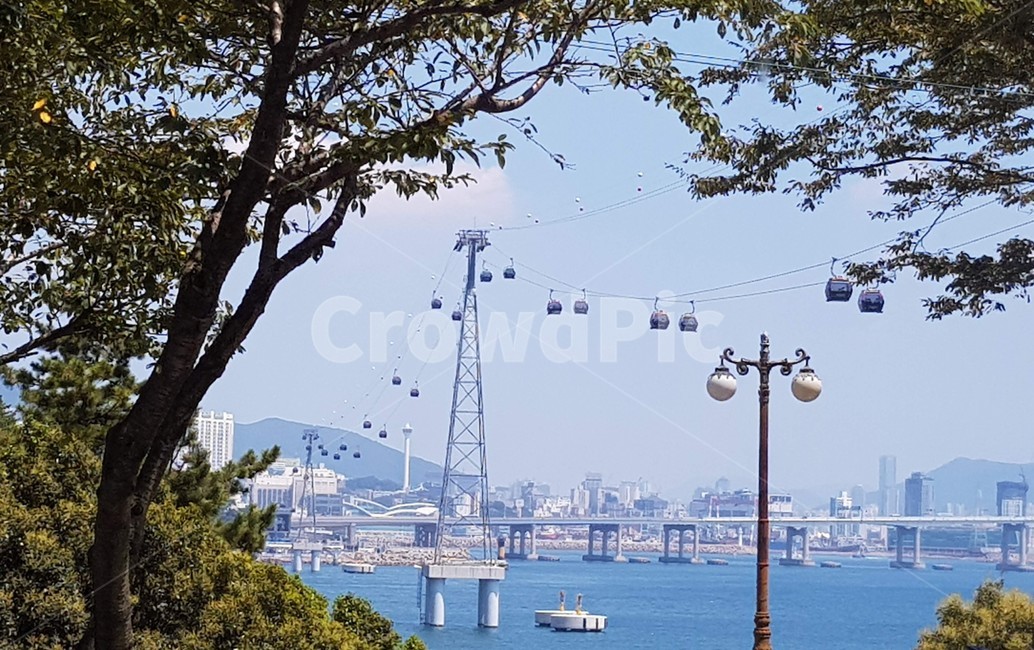 송도,케이블카,부산,바다,다리,송도케이블카,하늘,나무,배,전봇대,구름