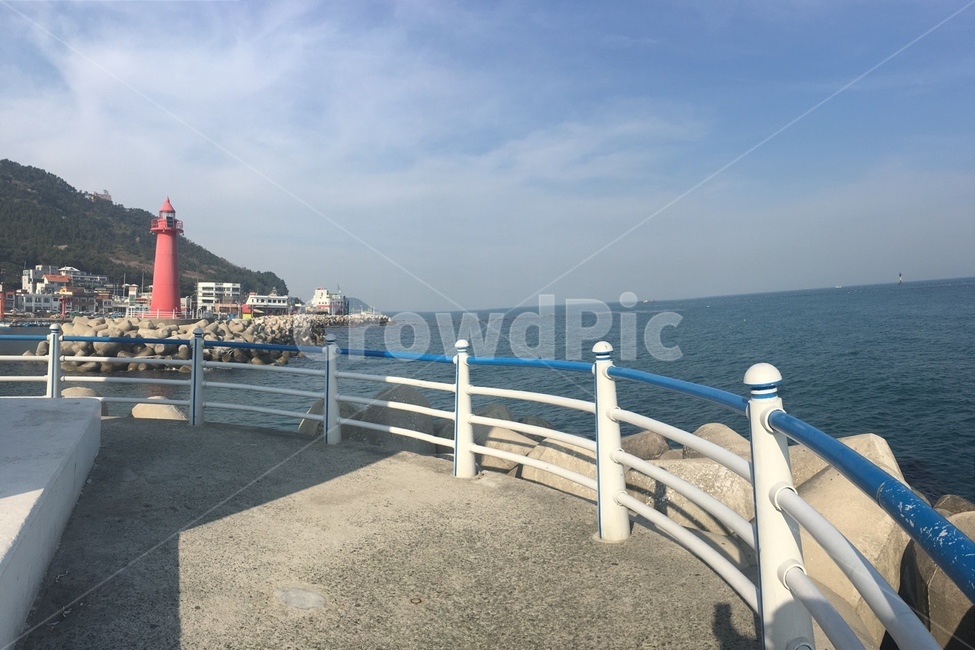 부산,풍경,바다,등대,바다풍경