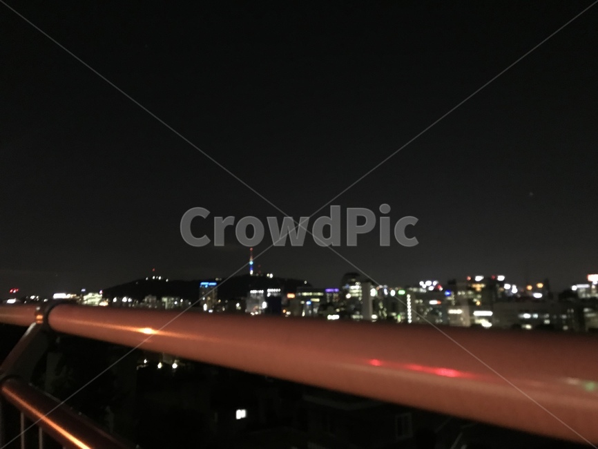 야경,낙산공원,분위기,반짝반짝,서울,야경,밤,풍경,nightscape,night,landscape,road,도로,banister,난간,handrail