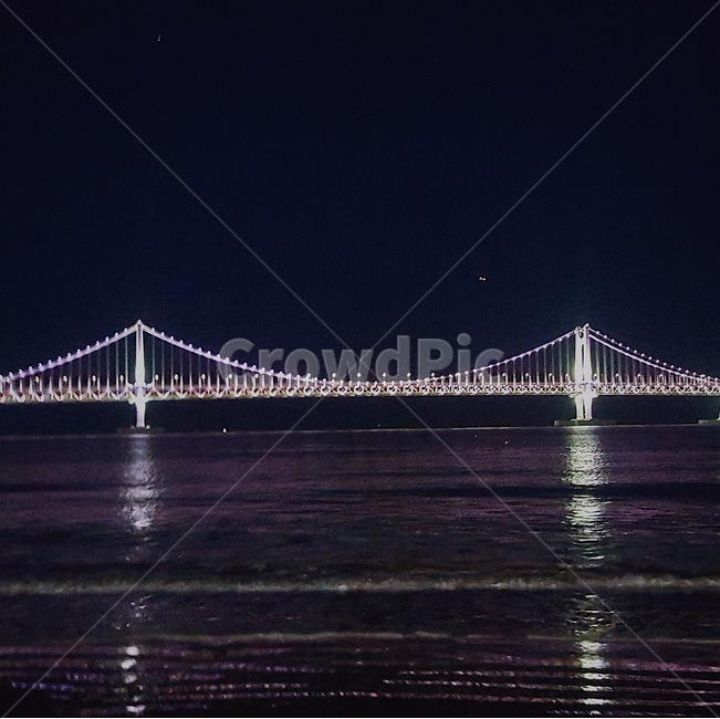 다리,bridge,해수욕장,부산,바다,sea,광안리,광안리해수욕장,밤바다,야경,밤,풍경,nightscape,night,landscape